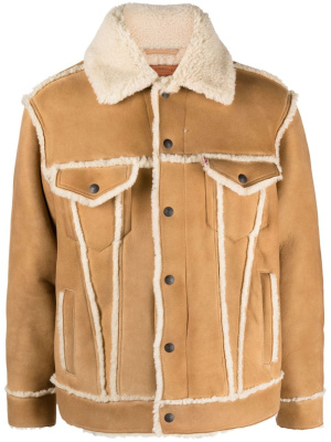 

Olympia shearling trucker jacket, Levi's Olympia shearling trucker jacket