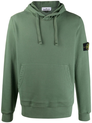 

Drawstring cotton hoodie, Stone Island Drawstring cotton hoodie