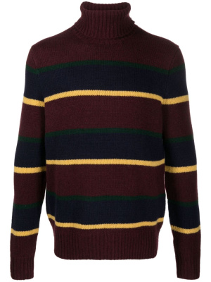 

Striped roll-neck jumper, Polo Ralph Lauren Striped roll-neck jumper