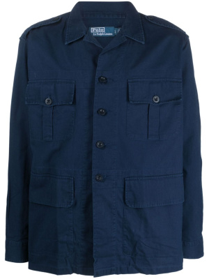 

Epaulettes camp-collar cotton shirt, Polo Ralph Lauren Epaulettes camp-collar cotton shirt