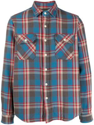

Plaid-check cotton shirt, Polo Ralph Lauren Plaid-check cotton shirt