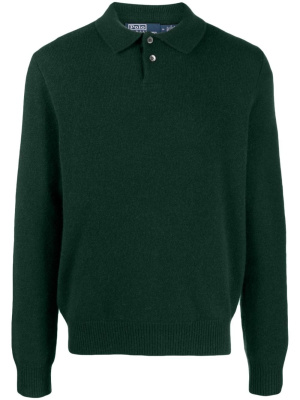 

Long-sleeved cashmere polo shirt, Polo Ralph Lauren Long-sleeved cashmere polo shirt