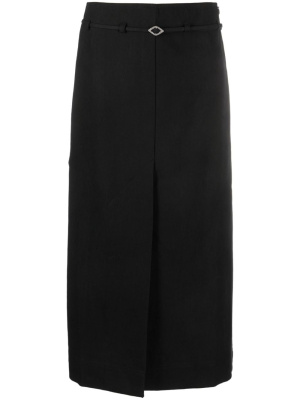 

A-line organic cotton midi skirt, GANNI A-line organic cotton midi skirt