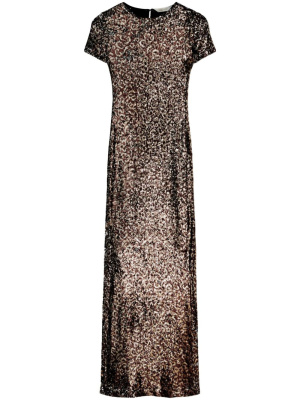 

Back-opening sequin maxi dress, Palm Angels Back-opening sequin maxi dress