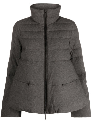 

Wool-effect flared puffer jacket, Emporio Armani Wool-effect flared puffer jacket