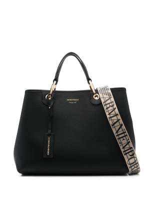 

Debossed-logo tote bag, Emporio Armani Debossed-logo tote bag