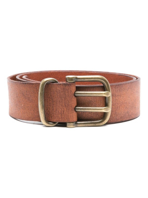 

Buckled burnished-leather belt, Dsquared2 Buckled burnished-leather belt