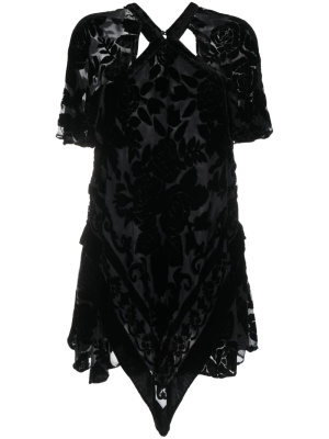 

Cut-out floral minidress, ISABEL MARANT Cut-out floral minidress