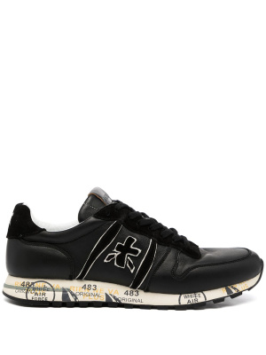 

Logo-patch low-top leather sneakers, Premiata Logo-patch low-top leather sneakers