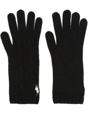 

Polo Pony cable-knit gloves, Polo Ralph Lauren Polo Pony cable-knit gloves