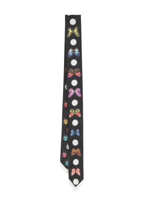 

Graphic-print silk scarf, Versace Graphic-print silk scarf