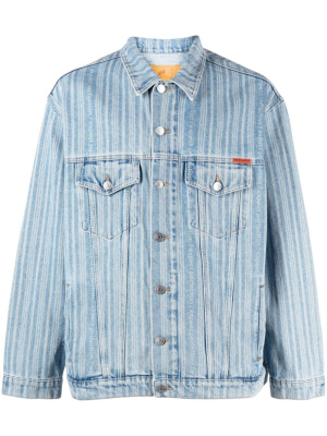 

Striped denim jacket, Martine Rose Striped denim jacket