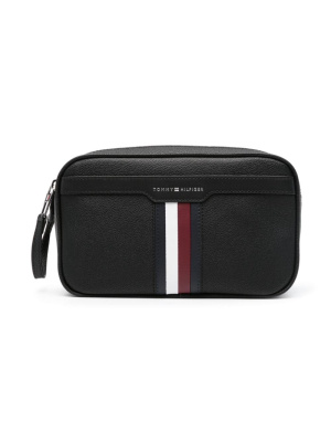 

Stripe-detail wash bag, Tommy Hilfiger Stripe-detail wash bag