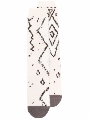 

Beniwaren intarsia-pattern socks, Kapital Beniwaren intarsia-pattern socks