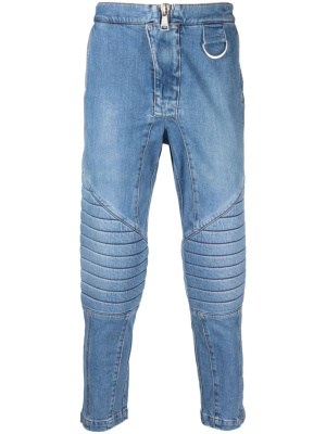 

Padded straigh-leg jeans, Balmain Padded straigh-leg jeans
