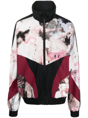 

Pastel print panelled jacket, Balmain Pastel print panelled jacket