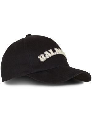 

Logo-print six-panel cap, Balmain Logo-print six-panel cap