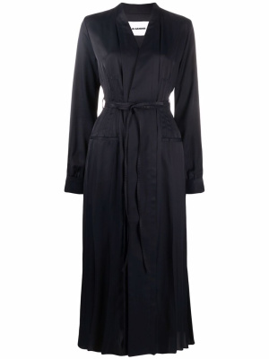 

Fluid belted wrap dress, Jil Sander Fluid belted wrap dress