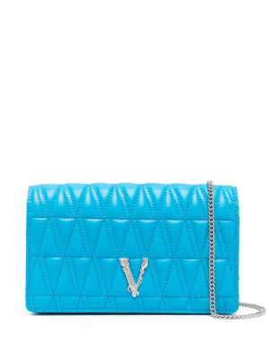 

Virtus quilted crossbody bag, Versace Virtus quilted crossbody bag