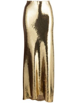 

Sequinned fluted maxi skirt, Nº21 Sequinned fluted maxi skirt