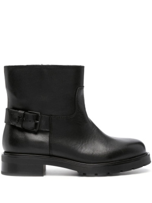 

Almond-toe leather ankle boots, Tommy Hilfiger Almond-toe leather ankle boots