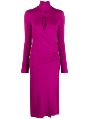

Cut-out jersey midi dress, PINKO Cut-out jersey midi dress