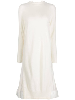 

Abito Maglia wool midi dress, Sacai Abito Maglia wool midi dress