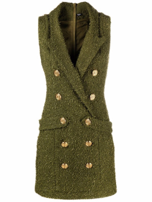 

Sleeveless double-breasted dress, Balmain Sleeveless double-breasted dress