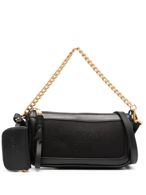 

B-Army logo-embroidered shoulder bag, Balmain B-Army logo-embroidered shoulder bag