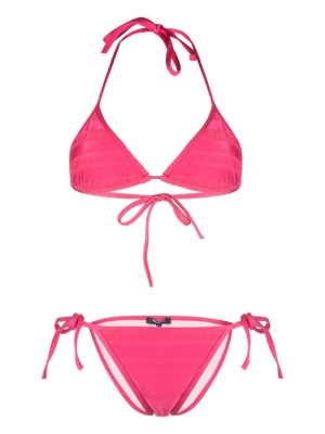 

Logo-print triangle-cup bikini, Balmain Logo-print triangle-cup bikini