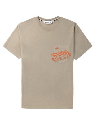 

Logo print short sleeve T-shirt, Stone Island Logo print short sleeve T-shirt