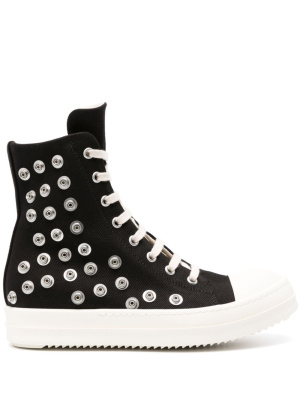 

Luxor eyelet-detailed high-top sneakers, Rick Owens DRKSHDW Luxor eyelet-detailed high-top sneakers