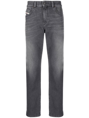 

Stonewashed straight leg denims, Diesel Stonewashed straight leg denims