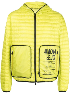 

Logo-print padded down jacket, Moncler Grenoble Logo-print padded down jacket