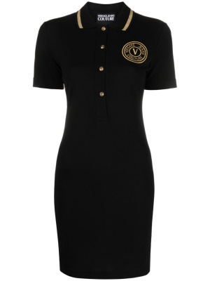 

V-Emblem polo minidress, Versace Jeans Couture V-Emblem polo minidress