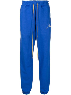 

Terry embroidered-logo track pants, Rhude Terry embroidered-logo track pants
