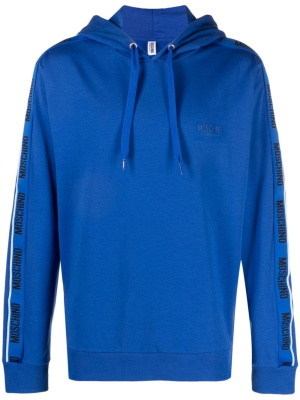 

Logo-print cotton hoodie, Moschino Logo-print cotton hoodie