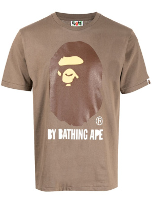 

Logo-print cotton T-shirt, A BATHING APE® Logo-print cotton T-shirt