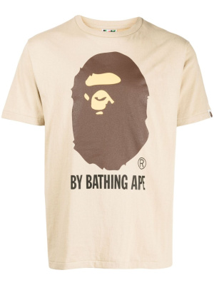 

Logo-print cotton T-shirt, A BATHING APE® Logo-print cotton T-shirt