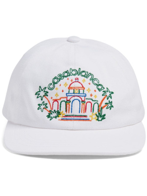 

Logo-embroidered cotton cap, Casablanca Logo-embroidered cotton cap