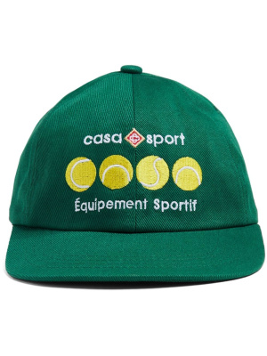 

Logo-embroidered cotton cap, Casablanca Logo-embroidered cotton cap