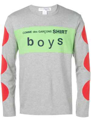 

Circle sleeve logo T-shirt, Comme Des Garçons Shirt Circle sleeve logo T-shirt