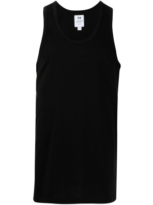 

Logo-print sleeveless top, Y-3 Logo-print sleeveless top