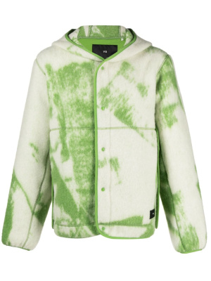 

Fuzzy Fleece hooded jacket, Y-3 Fuzzy Fleece hooded jacket