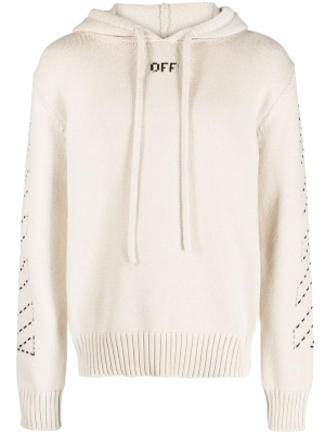 

Logo-print cotton hoodie, Off-White Logo-print cotton hoodie