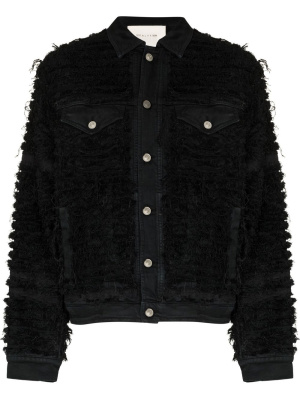 

X Blackmeans distressed denim jacket, 1017 ALYX 9SM X Blackmeans distressed denim jacket