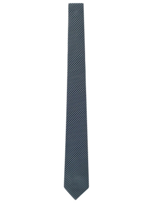 

Micro geometric-pattern silk tie, Emporio Armani Micro geometric-pattern silk tie