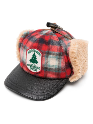 

Logo-patch knitted hat, Dsquared2 Logo-patch knitted hat