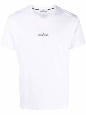 

Logo-print cotton T-shirt, Stone Island Logo-print cotton T-shirt