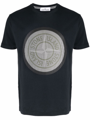 

Logo-print cotton T-shirt, Stone Island Logo-print cotton T-shirt